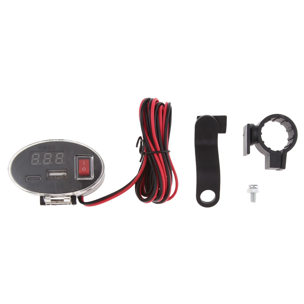 USB Waterproof Motorcycle 5-32v Gps Cell Phone Current Socket Charger