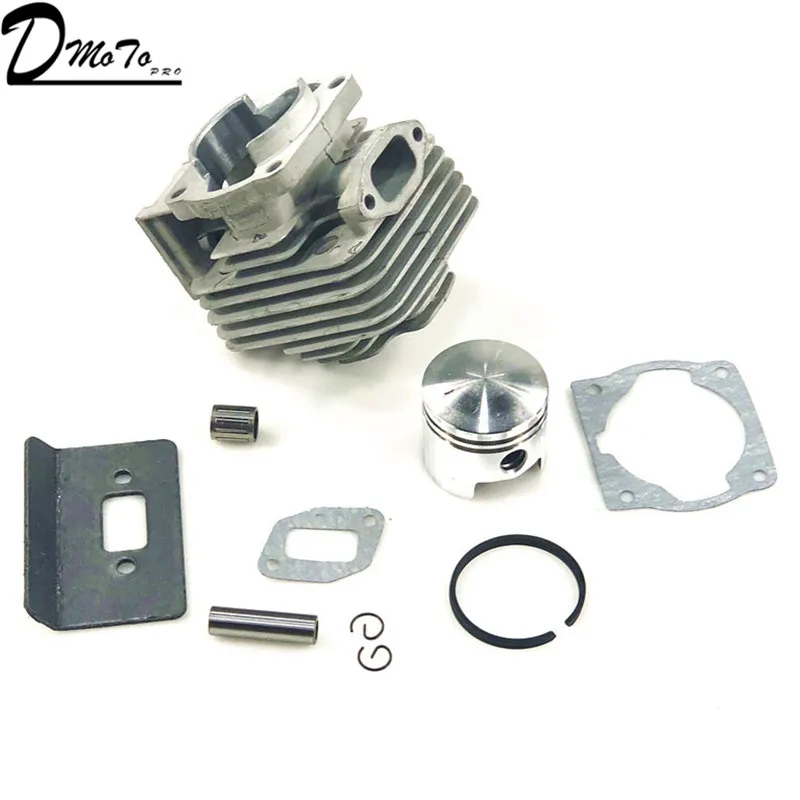 Cylinder Piston kit 44MM With Gasket for MITSUBISHI TL52 51.7CC Brush Cutter.Grass Trimmer . Weed Eater Garden Tools Spare Parts