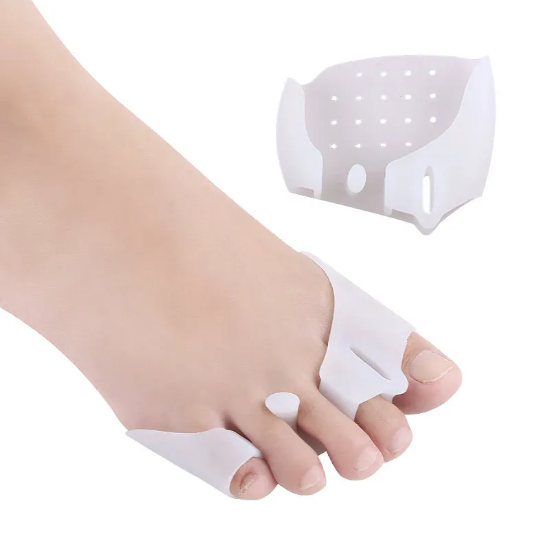 2 шт./компл. корректор Носок силиконовые серьги Bunion косточка на большом пальце предотвратить продукты и инструменты для ухода за ногами разделитель для пальцев