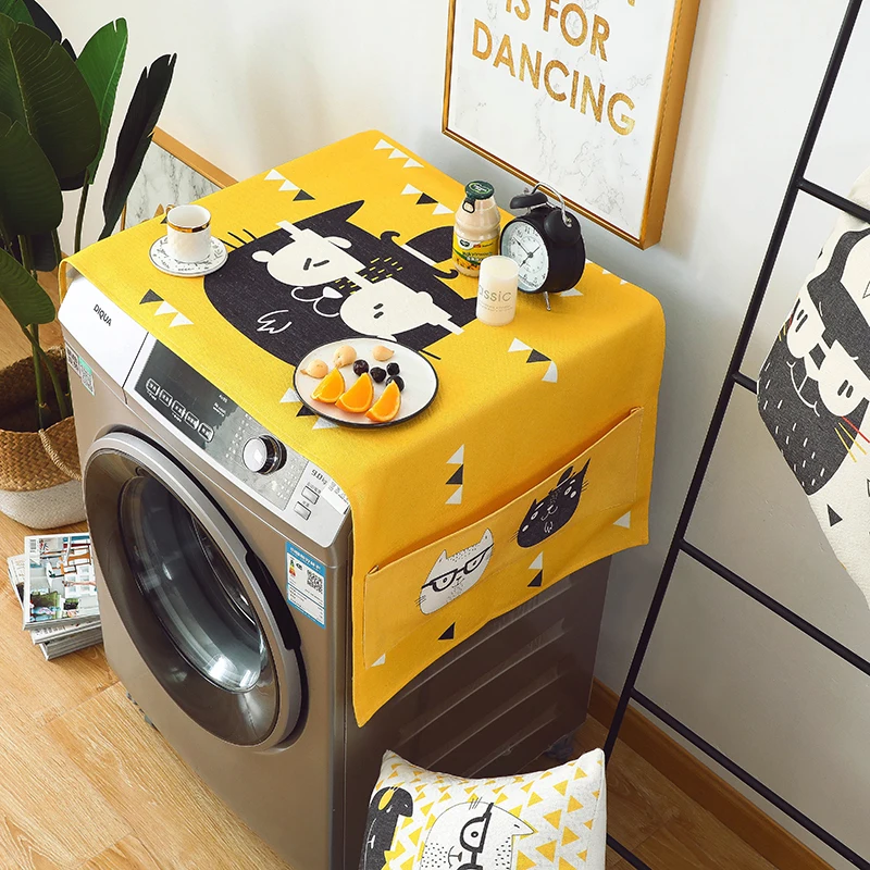 

Modern Drum Washing Machine cover Household Fridge cover Dust Cover Single Double door Refrigerator organizer Kitchen items