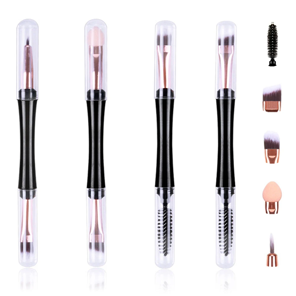 

Professional 1pcs Double Head Makeup Brush Eyebrow Brush Eyebrow Comb Eye Shadow Eyeliner Blending Beauty Eyebrow Makeup Brushes
