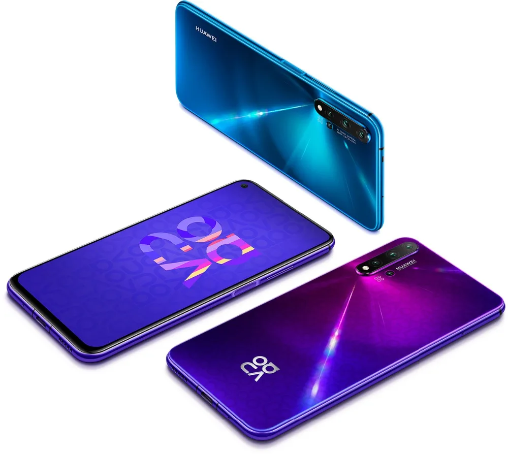 Глобальная версия HUAWEI Nova 5T смартфон 48MP камера s 32MP фронтальная камера мобильный телефон 6,26 ''полный экран Kirin980 8G 128G Android 9 Скидка 600 руб. /. При заказе от 5500 руб. /Промокод: newyear600