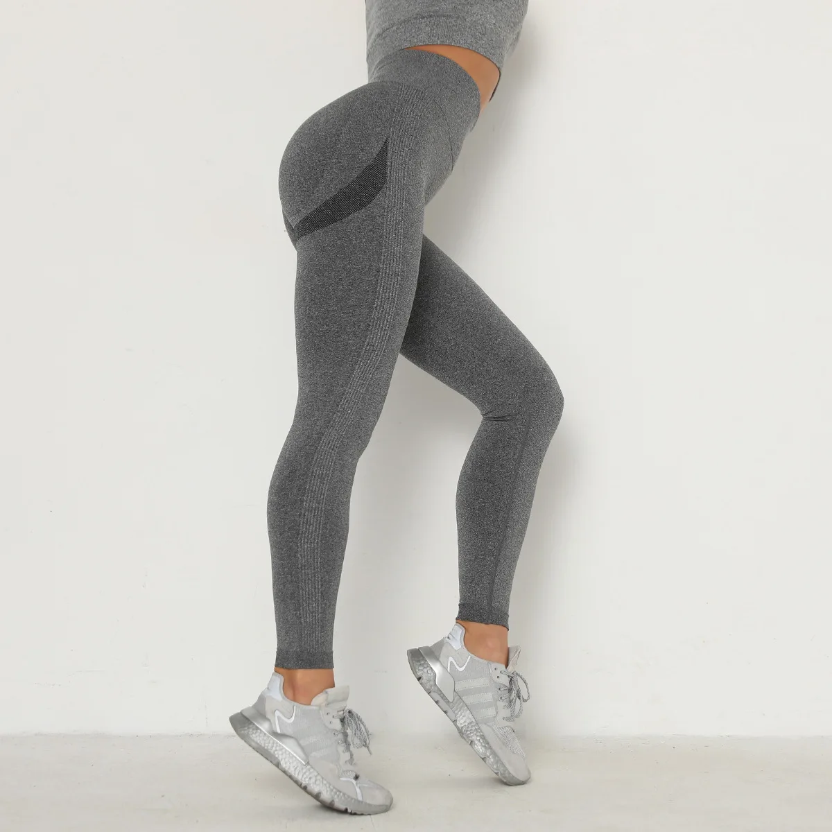 Women Gym Yoga Seamless Sports Pants Push Up Leggings Stretchy High Waist Athletic Exercise Fitness Leggings Activewear Pants
