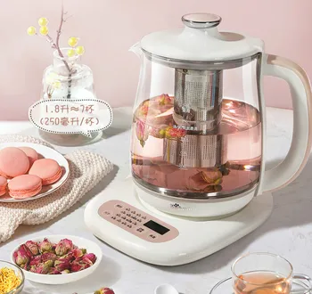 

220V 800w 1.8L Automatic Multifunction Glass Electric kettle Health pot 12hours insulation 9.5hours appointment with filter