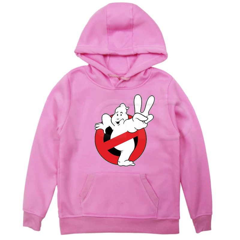 Print Ghostbuster Hoodies Children Boy Girl Clothes Long Sleeve Thicked Sweatshirt Kids Casual Tops Winter Warm Tracksuit Hooded - Цвет: Hoodies 5