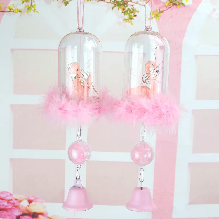 Ночной светильник с фламинго, украшение для комнаты, подвесные украшения, ночник с фламинго, домашний декор, детский мультяшный подарок на день рождения для детей