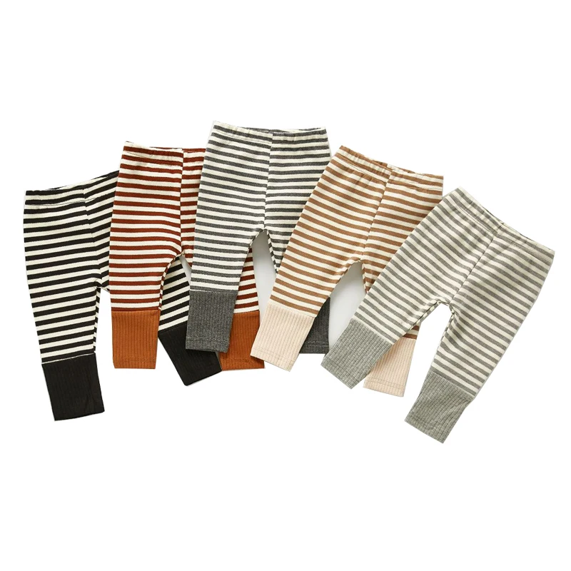 

Child Wear Spring Autumn Cotton Sweatpants Toddler Striped Trousers Leggings Baby Long underwear 0-2 Year Quality Kids Clothing