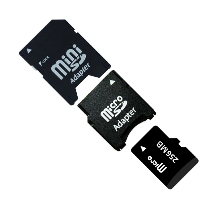 Акция 64MB 128MB 256MB 512MB 1GB 2GB Micro SD карта+ TF карта для MiniSD карта адаптер MINISD карта для SD карты для старого мобильного телефона - Емкость: 256 МБ