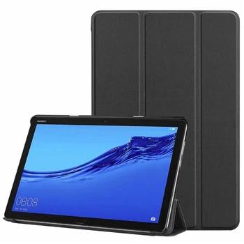

Case for Huawei MediaPad M5 Lite 10 BAH2-W19/L09/W09 10.1 inch Tablet Protective Cover Tri-Fold Stand Case for Huawei M5 Lite 10