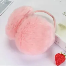 Calymel Women Warm Headphones Faux Fur Unisex for Grils Earmuffs Winter Winter Warm Outdoor Skiing Warmer