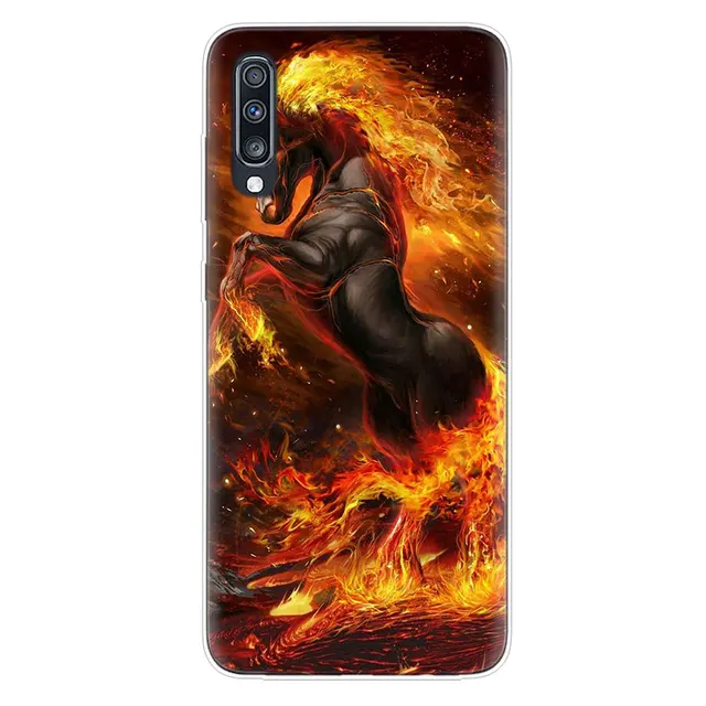 Cool Tiger Lion Owl Rubber Silicone Case For Samsung Galaxy A51 A71 A50 A70 A20 A30 A40 A10 A20E J4 J6 A6 A8 A7 A9 2018 Cover No.5