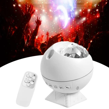 

Starry Sky Projection Light Stage Light Music Sound Control Friendship Light Bedroom Night Light Suitable For Christmas Party