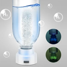 SPE/PEM ماء المؤين زجاجة مولد الهيدروجين صانع المياه المحمولة الهيدروجين الغنية عالية H2 قابلة للشحن الهيدروجين آلة lonizer