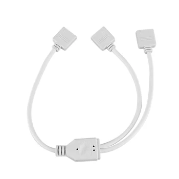 

BEST1 to 2 Female 5 Pin Flexible Connector RGBW LED Strip Splitter Cable White