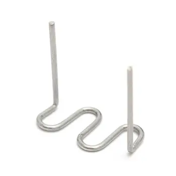 

Set Wave Staples Stainless Steel Pre-cut Plastic Replacement Accessories