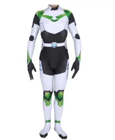 Аниме Voltron Легендарный Защитник Широ КИТ пидж ханк костюм зентай для косплея боди костюм комбинезоны - Цвет: Men Green