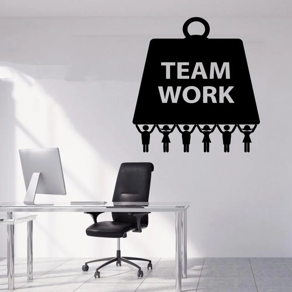 Настенные наклейки для офиса художественная роспись идеи командной работы