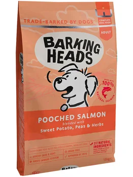 

BARKING HEADS BARKING HEADS bowl lickin bezzernovoy for discerning adult dogs of all breeds with salmon and potatoes