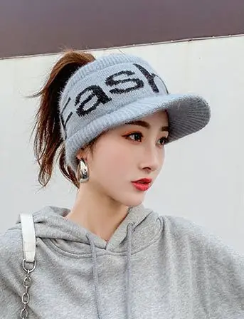 Шерстяная кепка с вышитыми буквами, осенне-зимняя Кепка с козырьком, модная спортивная шапка - Цвет: grey