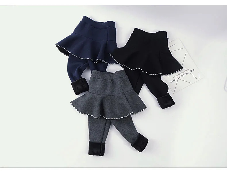 Зимние теплые штаны; Модные Теплые Мягкие штаны для девочек 3-8 лет с рисунком кролика и кота