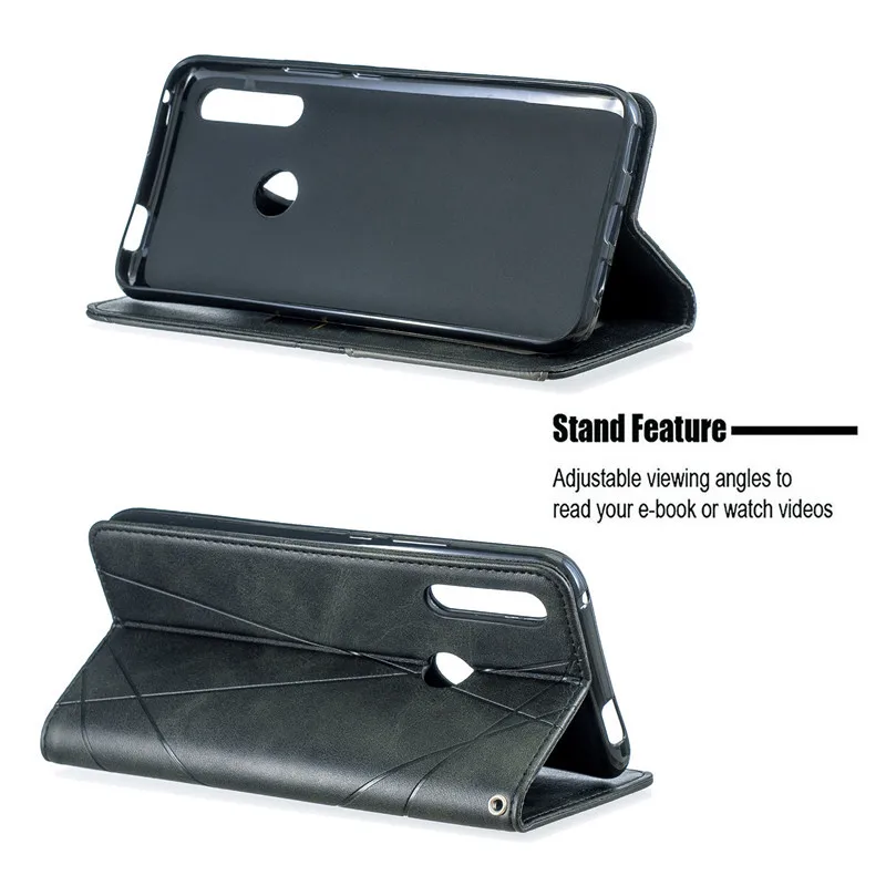 Magnetic Leather Flip Stand Phone Case with Premium Cover Design