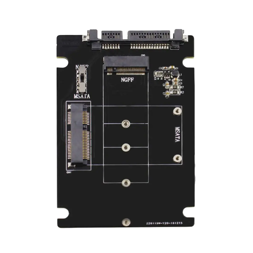 2 в 1 mSATA-SATA NGFF M.2 к SATA3 конвертер PCB адаптер Карточка SSD диск для Windows для Vista
