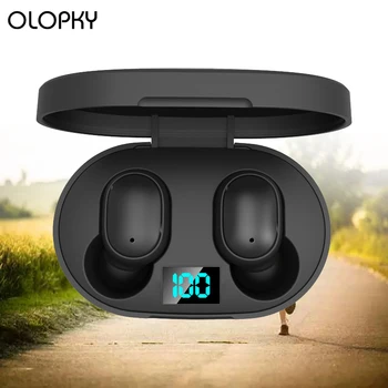 

Upgraded E6S TWS Bluetooth 5.0 Earphones Wireless Earbuds LED Display Stereo Noise Cancelling With Mic Hands-free TWS Earphones
