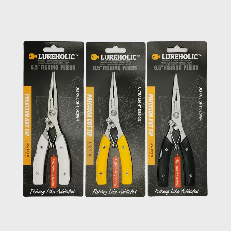 Fishing Accessories Mini Pliers Tool Small Slip Ring Lures Stainless Steel Fishing Plier Braid Line Cutter LUREHOLIC fishing pliers,fishing tools,fishing tool,fishing accessories,fishing tackle