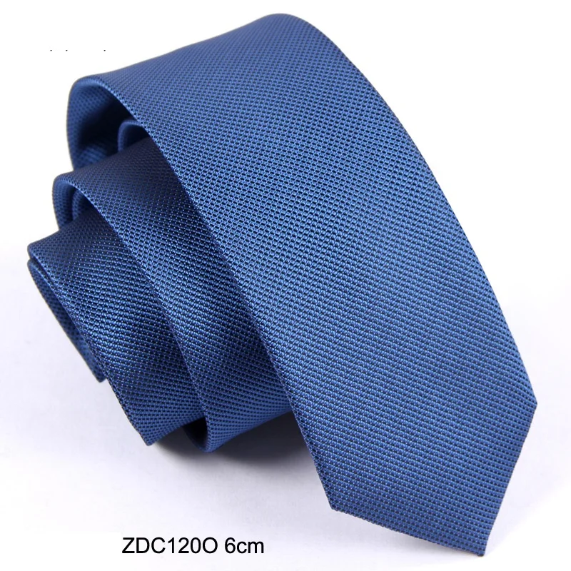 ZDC120O 6CM Высокое качество новые дизайнерские бренды модные деловые повседневные 5 см 6 см тонкие галстуки для мужчин галстук офисная работа с подарочной коробкой - Цвет: ZDC120O 6CM