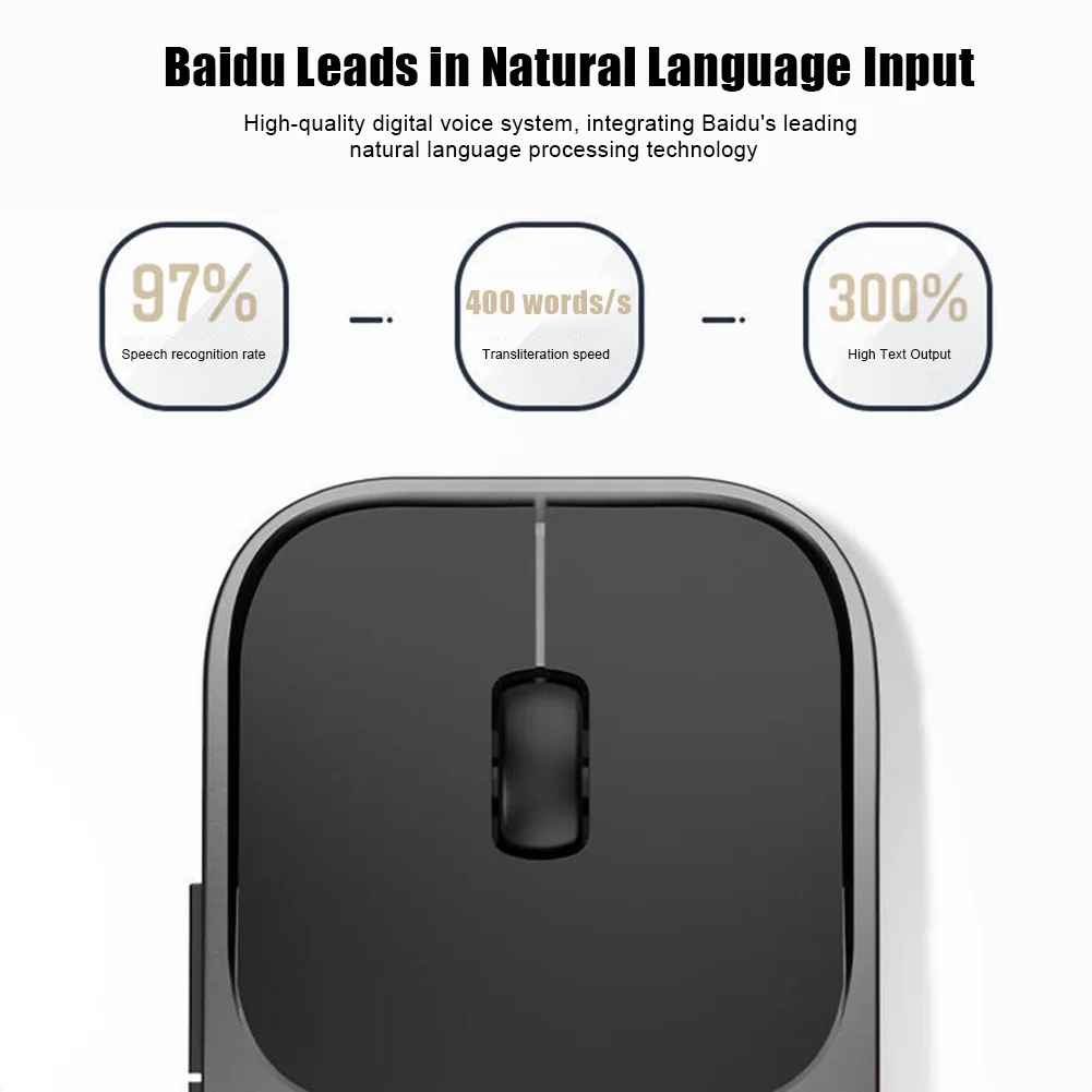 Горячая интеллектуальная голосовая поддержка мыши искусственный интеллект голосовой вход перевод поиск долгой работы батареи BUS66