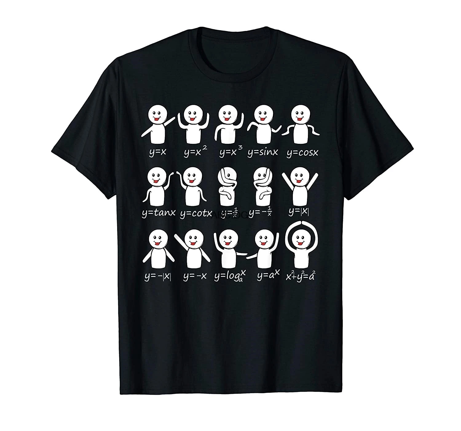 Algebra Dance Funny Diagram Math Equation Mathematicians T-Shirt |