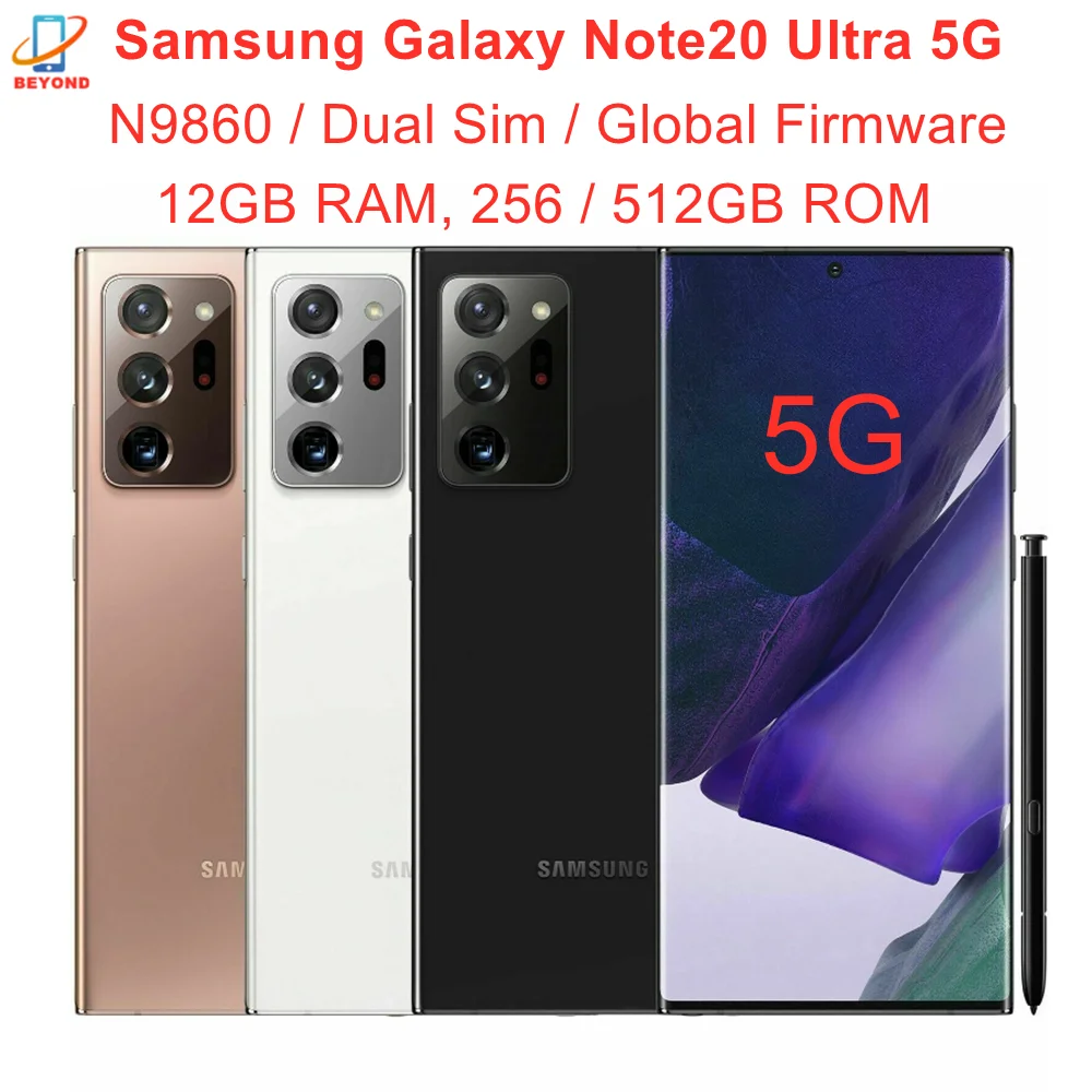 Samsung Teléfono Móvil Inteligente Galaxy note 20 Ultra, 5G, N9860 ...