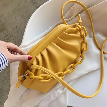 

Spring and summer small fresh fold bag female 2020 net red new wave Korean version of the wild shoulder messenger bag