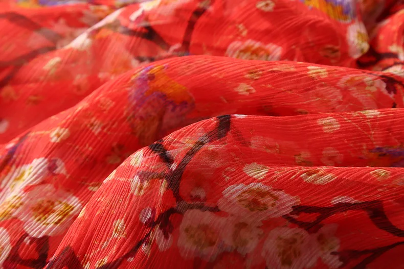 Высококачественное платье в стиле бохо, высококачественное летнее Красное Кружевное Элегантное Шелковое Платье для женщин с v-образным вырезом, Пляжное богемное платье Vestidos