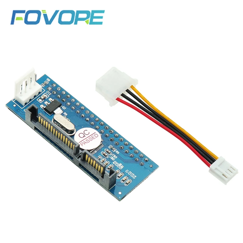 Adaptador SATA IDE de 40 pines a conector SATA 3,5 HDD IDE/PATA, convertidor de adaptador de disco duro con Cable de datos 7Pin-SATA