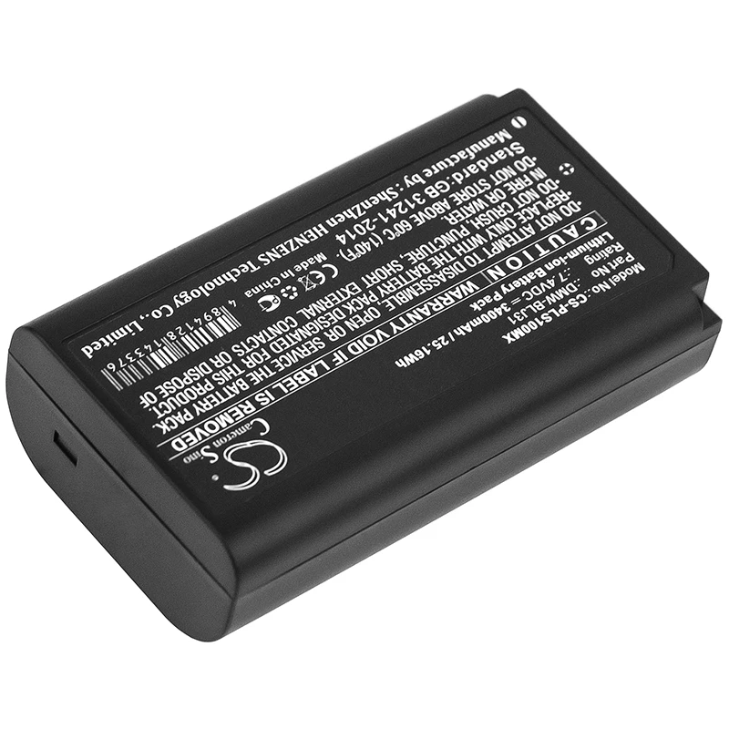 Cameron sino 3400mah аккумулятор для PANASONIC Lumix S1 Lumix S1R PANASONIC DMW-BLJ31