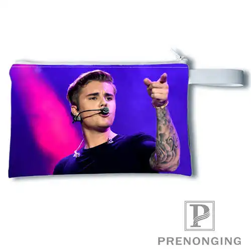 Coin Purse Изготовленный На Заказ justinbieber@ кошелек с рисунком кошелек на молнии нулевой кошелек телефон Сумки для ключей модный небольшой женский кошелёк#19-01-22-6-278 - Цвет: Coin Purse