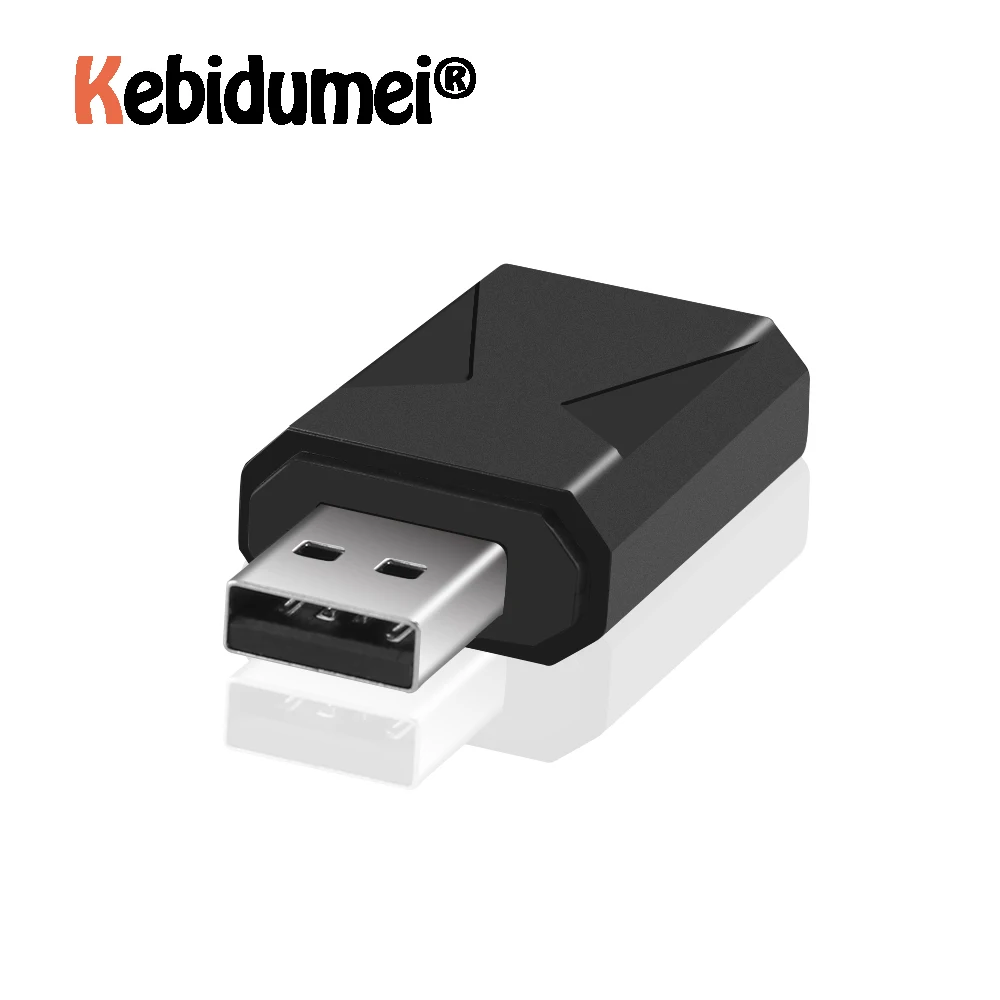 

2 In 1 USB Adapter Wireless Adapter Bluetooth Dongle V5.0 Music Audio Receiver Transmitter For PC/Computer/Smart Phone/Tablet