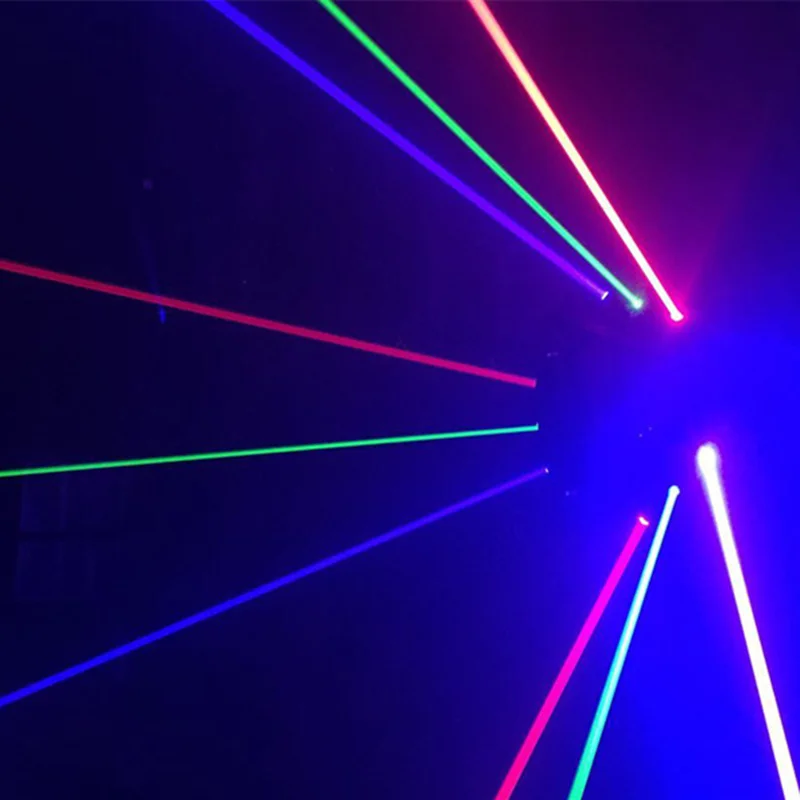 AUCD 3x3 Eyes RGB Moving Head Spider Projector Laser Lights Disco DJ Party Show DMX Master Slave Beam Ray Stage Lighting 109F|laser light|stage