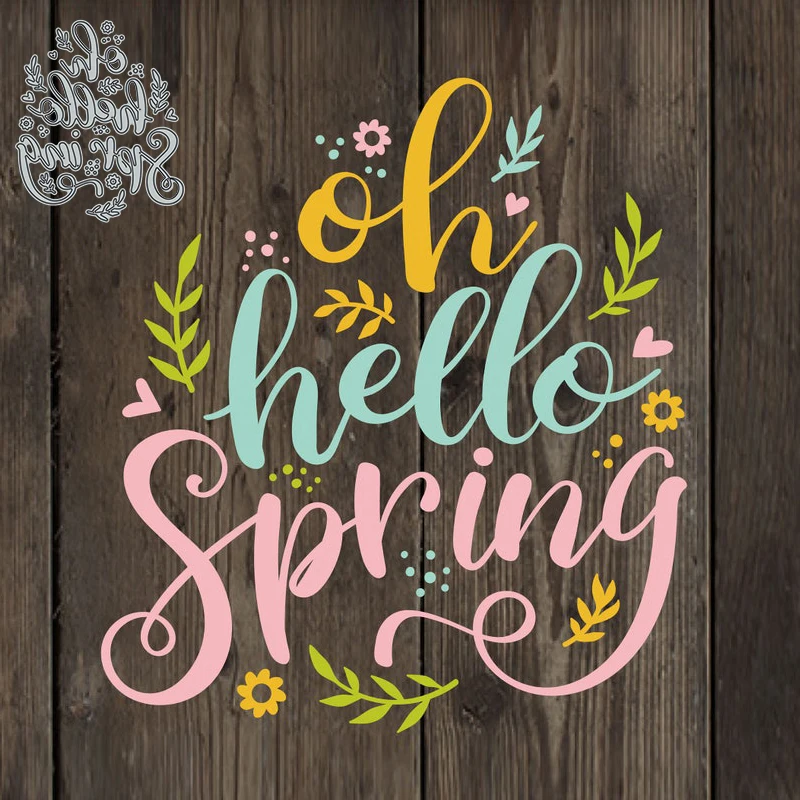 

Oh Hello Spring Flowers Leaves Metal Cutting Dies Scrapbooking Card Album Photo Making DIY Crafts Stencil New Die Cuts 2021