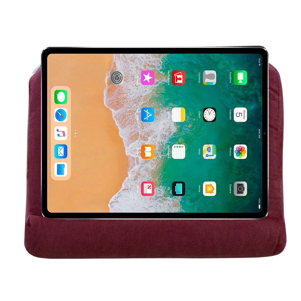 Портативный складной планшет кронштейн для iPad просо samsung pad для чтения кронштейн мягкий кронштейн подушки смартфон планшет bracke