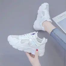 Женские Модные лаконичные повседневные универсальные дышащие спортивные кеды для бега