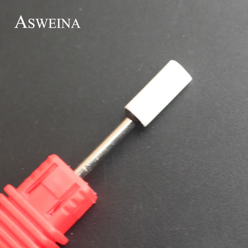 ASWEINA, 1 шт., белый цвет, керамический камень, сверло для ногтей, инструменты для дизайна ногтей, Электрический Маникюрный аппарат, аксессуары, резак, пилки для ногтей - Цвет: A4