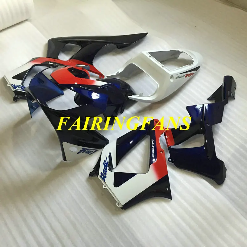 Инжекторный комплект для HONDA CBR900RR 929 00 01 CBR 900 RR CBR 900RR 2000 2001 синие белые Обтекатели Кузов+ подарки HE37