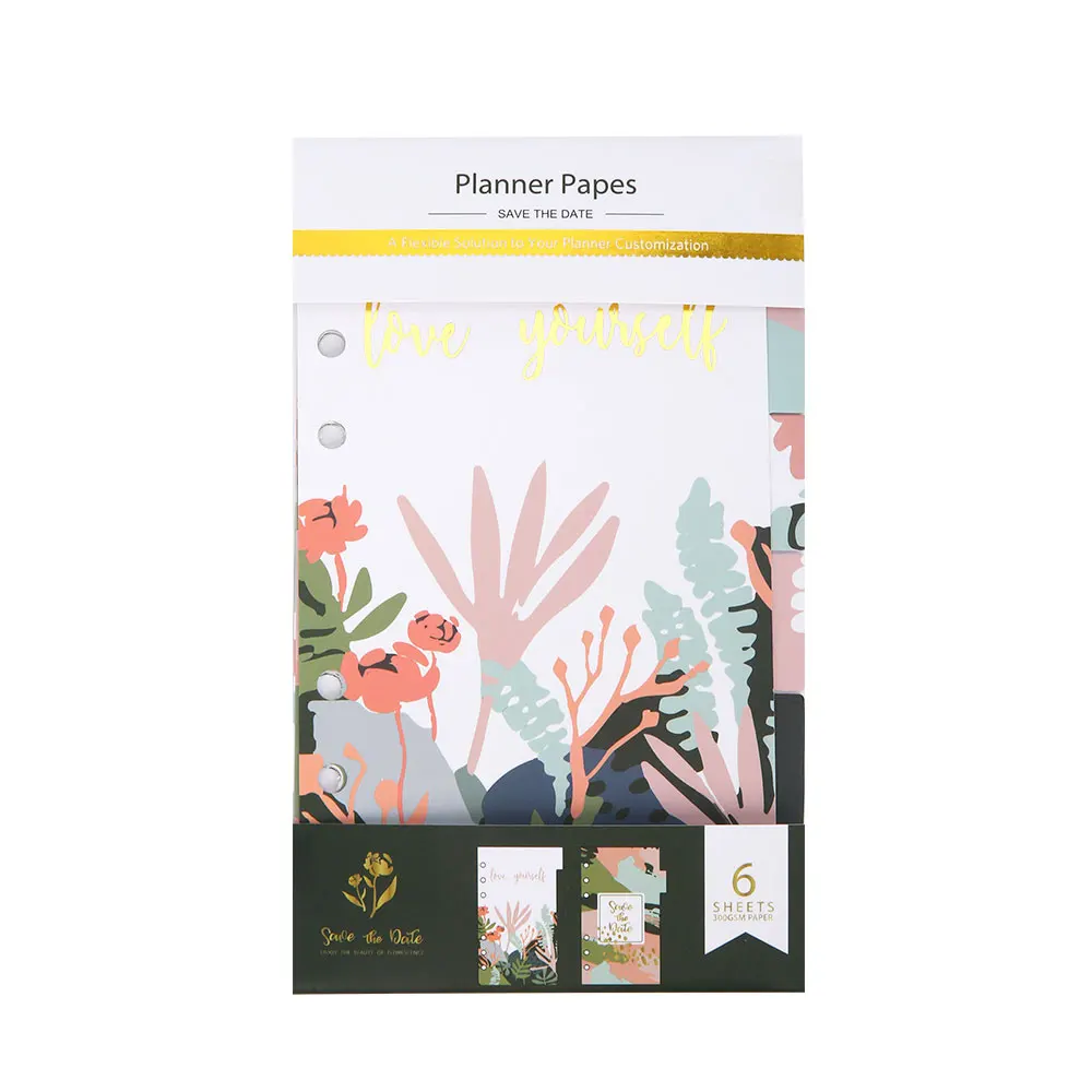 

A6 Spiral Notebook Dividers Binder Planner Index Pages Bookmark Planner Accessories Index Divider For Diary