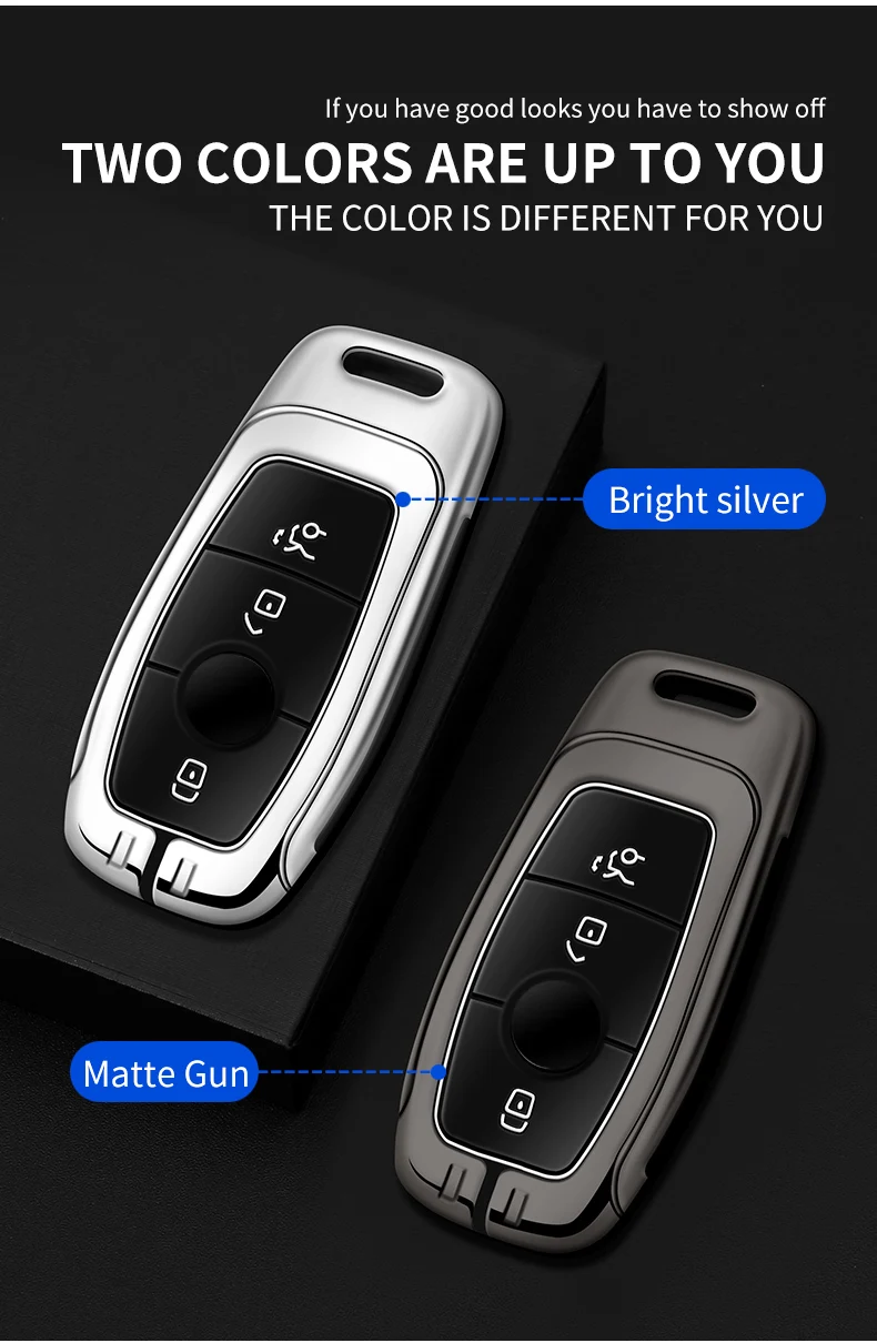 Portachiavi in metallo con telecomando per auto portachiavi per Mercedes Benz classe A C E S classe G GLC CLE CLA GLB GLS W177 W205 W213 W222 X167 borsa AMG 11 Portachiavi in metallo con telecomando per auto portachiavi per Mercedes Benz classe A C E S classe G GLC CLE CLA GLB GLS W177 W205 W213 W222 X167 borsa AMG - H84fb841b3dc24442a278dbeaf7932958o