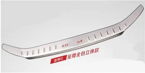 Для Toyota corolla задняя Защитная панель модификация багажник украшение панели