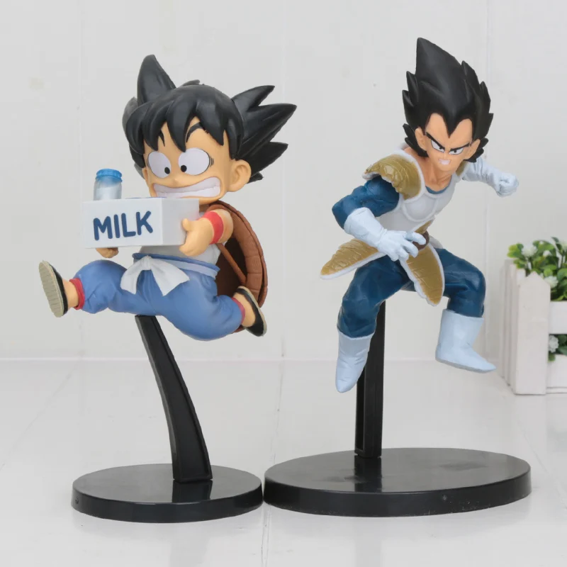 

Dragon Ball BWFC 2 Kids Milk Goku Collection Figure Tenkaichi Budoukai Vegeta from "Dragon Ball Z" Figuarts dbz toys
