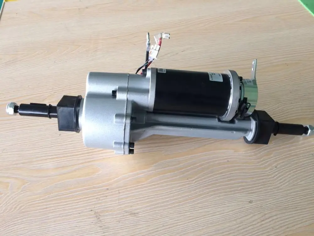 24VDC щеточный двигатель transaxle с электромагнитный тормоз 250 Вт