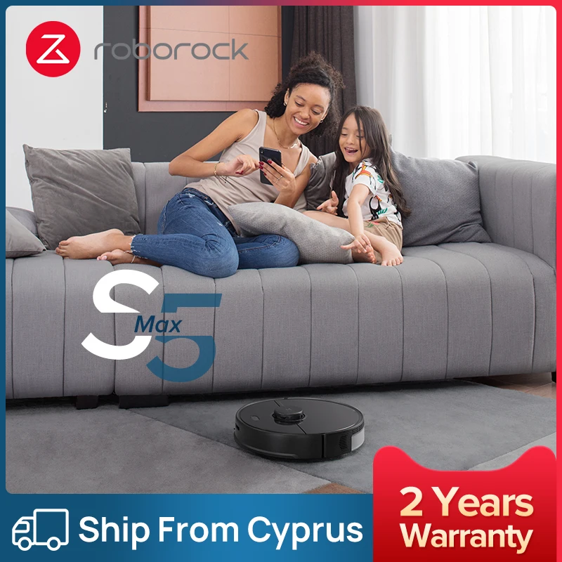 RoborockS5MaxRobotVacuumCleanerGlobalVersionShipfromCyprus